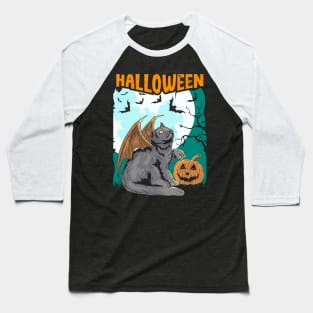 Halloween 2021 Gift For Cat Lover, Spooky And Scary Cat For Halloween Celebration Happy Halloween Day Baseball T-Shirt